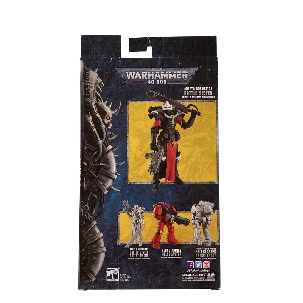 Warhammer 40000‎ McFarlane Toys Adepta Sororitas Battle Sister Action Figure 12+